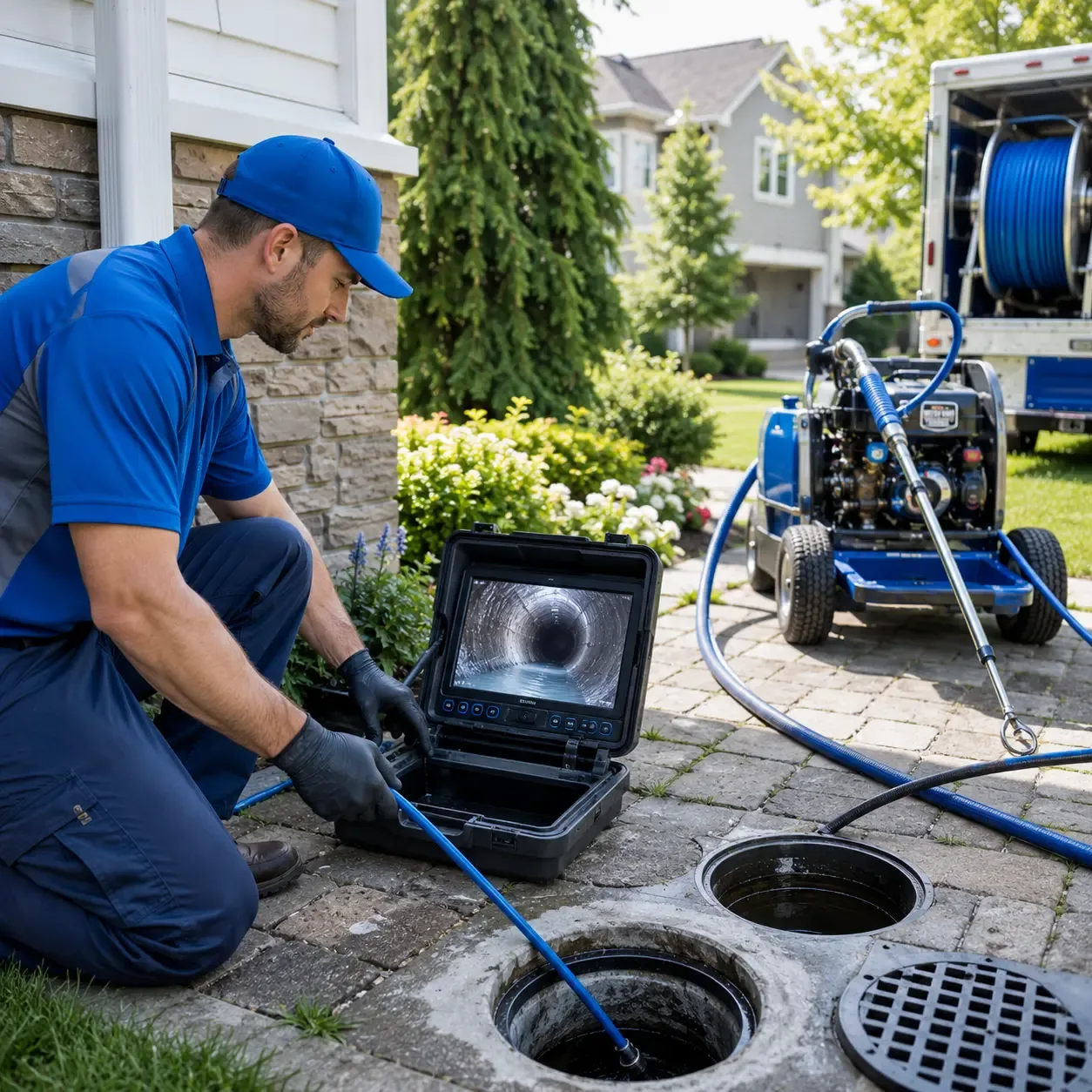 Outdoor drain cleaning professionals serving French Settlement, LA